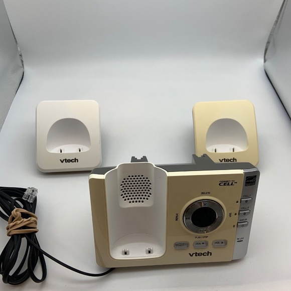 Vtech DS6722-3 Connect To Cell 3-Handset Digital Answering System - Picture 8 of 12